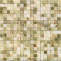 Мозаика Caramelle Mosaic Pietrine 7 mm Onice Jade Verde Pol 30.5x30.5