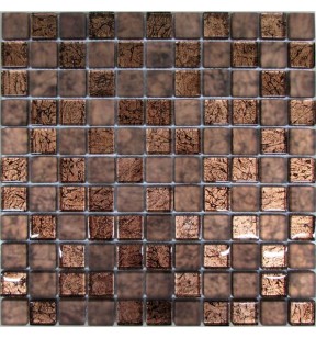 Мозаика Спектр-М Микс Стекло Из Стекла На Сетке 30x30 S10-005