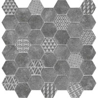 Мозаика L Antic Colonial Concrete Hive Anthracite 29.5x30 100245735
