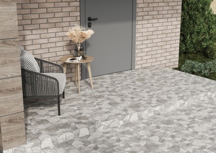 Керамогранит Beryoza Ceramica Ray Gp Светло-Серый 29.3x29.3