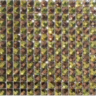 Мозаика Спектр-М Микс Стекло Из Стекла На Сетке 30.5x30.5 S10-102