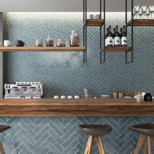 Плитка Grespania Boqueria Aqua 7.5x30 настенная 6DBO00