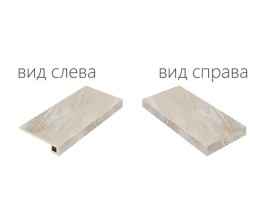 Ступень Italon Magnetique White Scalino 60 Ang.Dx 33x60 угловая правая 620070000526