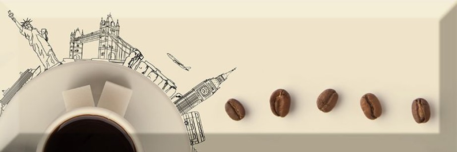 Декор Absolut Keramika Cube Kitchen Decor Coffee Beans 05 B KL 10x30 AK0995