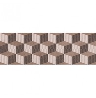 Декор Нефрит-Керамика Кронштадт коричневый 20x60 04-01-1-17-03-15-2222-0