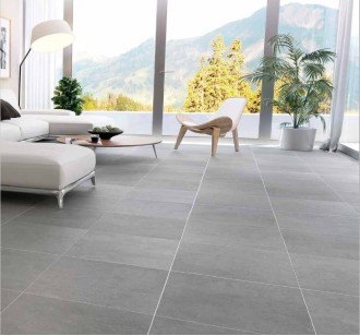 Керамогранит Goldis Tile Elsa Light Gray Rectified 40x40