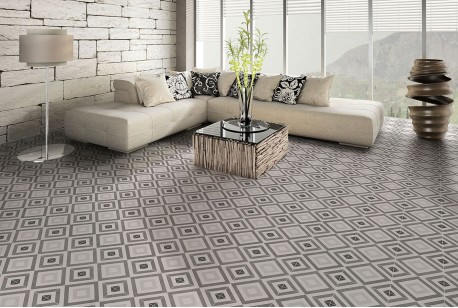 Плитка Niceker Chic Poole White 45x45 напольная NKR_CH_PO_WHI