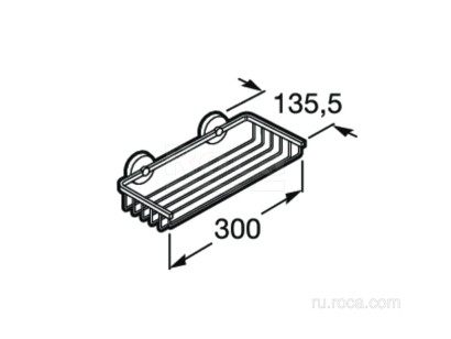 Контейнер Roca Twin 13.6x30x6.9 816714001