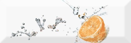 Декор Absolut Keramika Fresh Decor Orange 10x30 AK0610