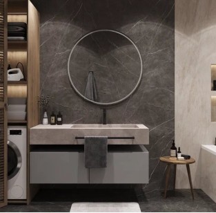 Керамогранит Kutahya Seramik Alfa Grey Rektifiye 60x120