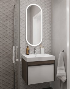 Плитка Kerama Marazzi Корредо серый светлый матовый 25x40 настенная 6437