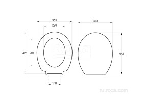 Сиденье для унитаза Roca Victoria ZRU8013900
