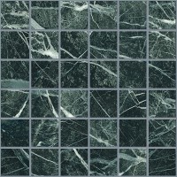 Мозаика Emil Ceramica Tele Di Marmo Revolution Mosaico Verde Saint Denis Lappato 30x30 EHP2