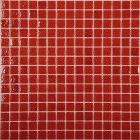 Мозаика NSmosaic Econom Series стекло красный сетка 2х2 32.7x32.7 AA21