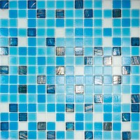 Мозаика Pixmosaic Glass Синий Микс 32.7x32.7 HK-15