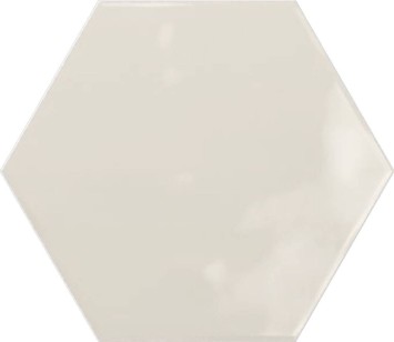 Плитка Ribesalbes Ceramica Geometry Hex Creme Glossy 15x17.3 настенная PT03137