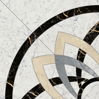 Декор Italon Charme Extra Carrara Rosone Angolo 60 60x60 620120000076