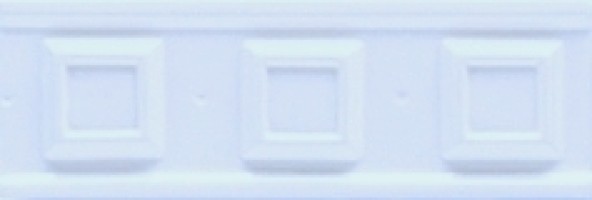 Бордюр Ceramiche Grazia Boiserie Square Indaco 6.5x20 SQ08