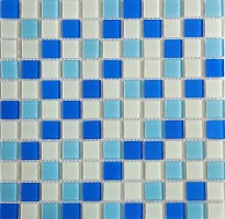 Мозаика Pixmosaic Glass Белая 2.3х2.3 30x30 FA021.025.080B