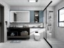 Керамогранит Global Tile Clementi Голубой 60x120 GT1206020316LGR