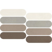 Мозаика Italgraniti Nuances Mosaico Ovale Mix Caldo 1 19.5x37 NU00MOVC1