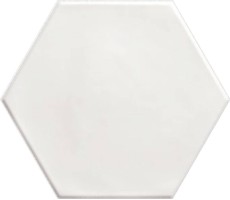 Керамогранит Ribesalbes Ceramica Geometry Hex White Matt 15x17.3 PT03146