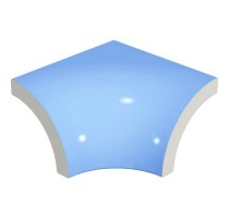 Уголок Pool Tile Radial Internal Corner Blue Smooth