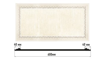 Декоративная панно Decomaster D3060-7D (600x300x18 мм)