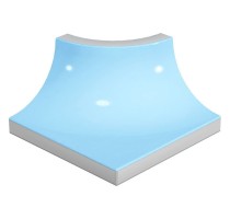 Уголок Pool Tile Radial External Corner Light Blue Smooth