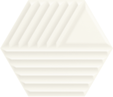 Плитка Paradyz Woodskin Bianco Heksagon Struktura C 17.1x19.8 настенная