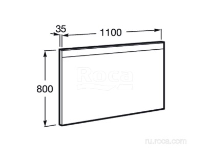 Зеркало Roca Prisma 3.5x110x80 812267000