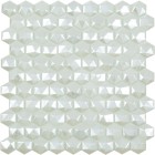 Стеклянная мозаика Vidrepur Hexagon Diamond 350d White 31.7x30.7