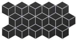 Керамогранит Realonda Ceramica Rhombus Black 26.5x51