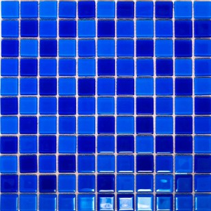 Мозаика Pixmosaic Glass Синяя 2.5x2.5 30x30 FA021.022.023