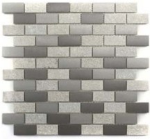 Мозаика Moreroom Stone Mashup Stone Aluminum 29.8x29.8 AG176