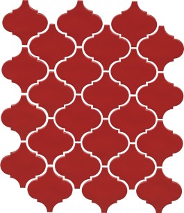 Мозаика Kerama Marazzi Авейру мозаичный красный глянцевый 26x30 65013