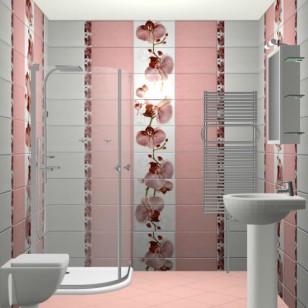 Панно М-Квадрат Fiori Гвоздика 40x75 377047