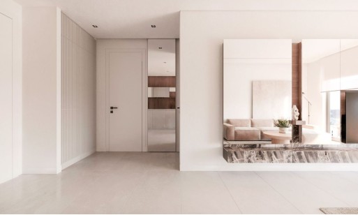 Керамогранит Laparet Geo Blanco Светло-серый Матовый Карвинг 80x80