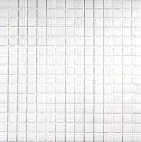 Мозаика Pixmosaic Glass Белая 2x2 32.7x32.7 SIN A20N