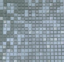 Мозаика Pixmosaic Glass Серая 1.5x1.5 30x30 А1501