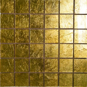 Мозаика Pixmosaic Glass Золото 4.8x4.8 30x30 ST031