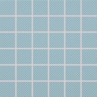 Мозаика Rako Color Two светло-голубая матовая рельефная 5x5 30x30 GRS05603