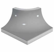 Уголок Pool Tile Radial External Corner Grey Smooth