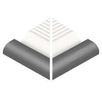 Специальный элемент Pool Tile External Corner White with Grey Marker