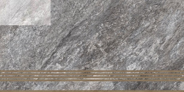 Ступень Global Tile Thor Светло-Серый 30x60 ST219VG