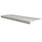 Ступень Grasaro Beton Евро Проходная Серая Матовая 34.5x120 G1102MR