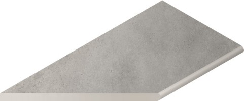 Бортик Italon Millennium Х2 Silver Bor. Round Sx 33x60 закругленный левый 620090000740