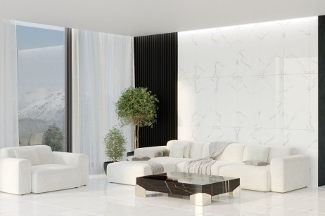 Керамогранит Pieza Ceramica Marble Brown Grey Глянец 60x120 MA046012G