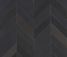 Керамогранит Mutina Mews Chevron Soot Черный 5.5x19.6 BOM67