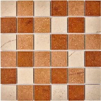 Мозаика Pixmosaic Каменная мозаика из керамогранита 4.8x4.8 30.6x30.6 N171312